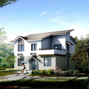 四川輕鋼別墅-現(xiàn)代田園